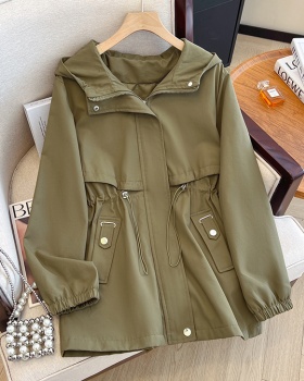 Loose coat large yard technical jacket for women