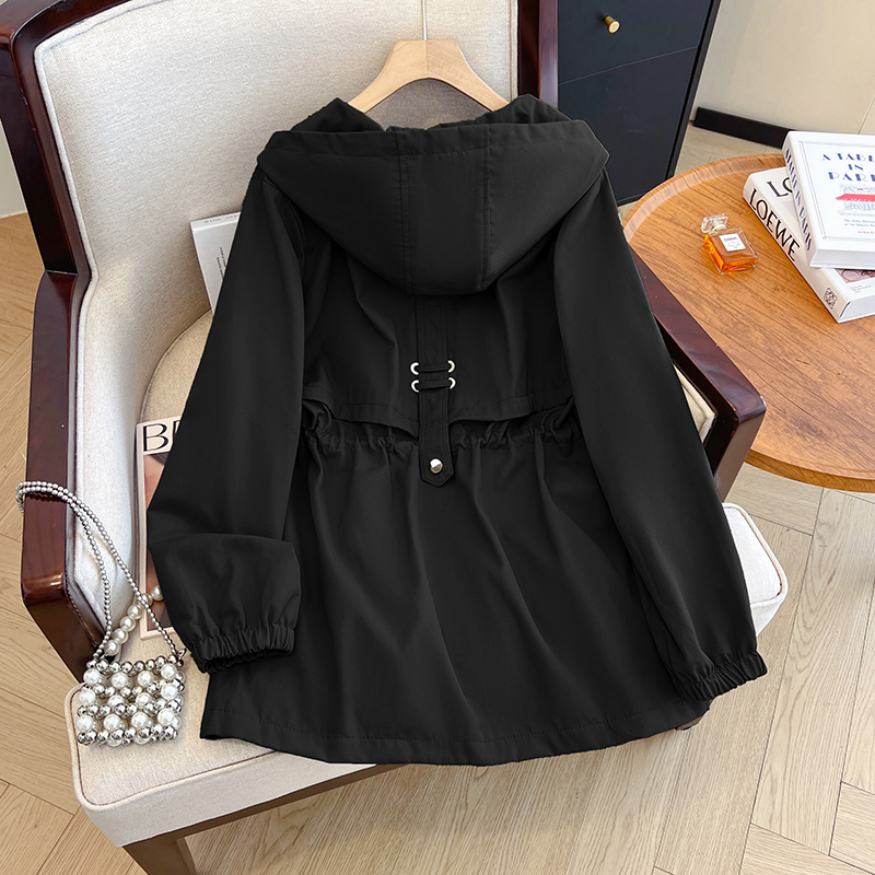 Loose coat large yard technical jacket for women