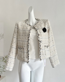 Chanelstyle coarse flower jacket