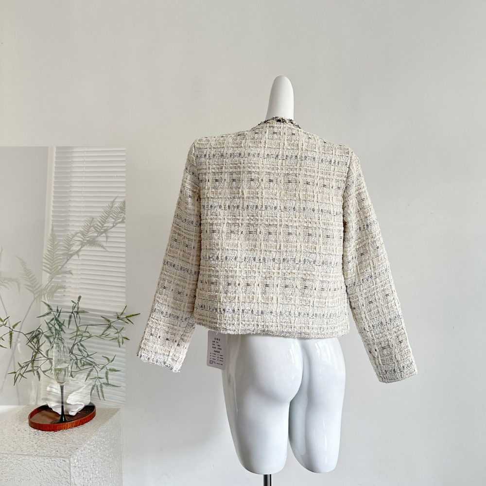 Chanelstyle coarse flower jacket