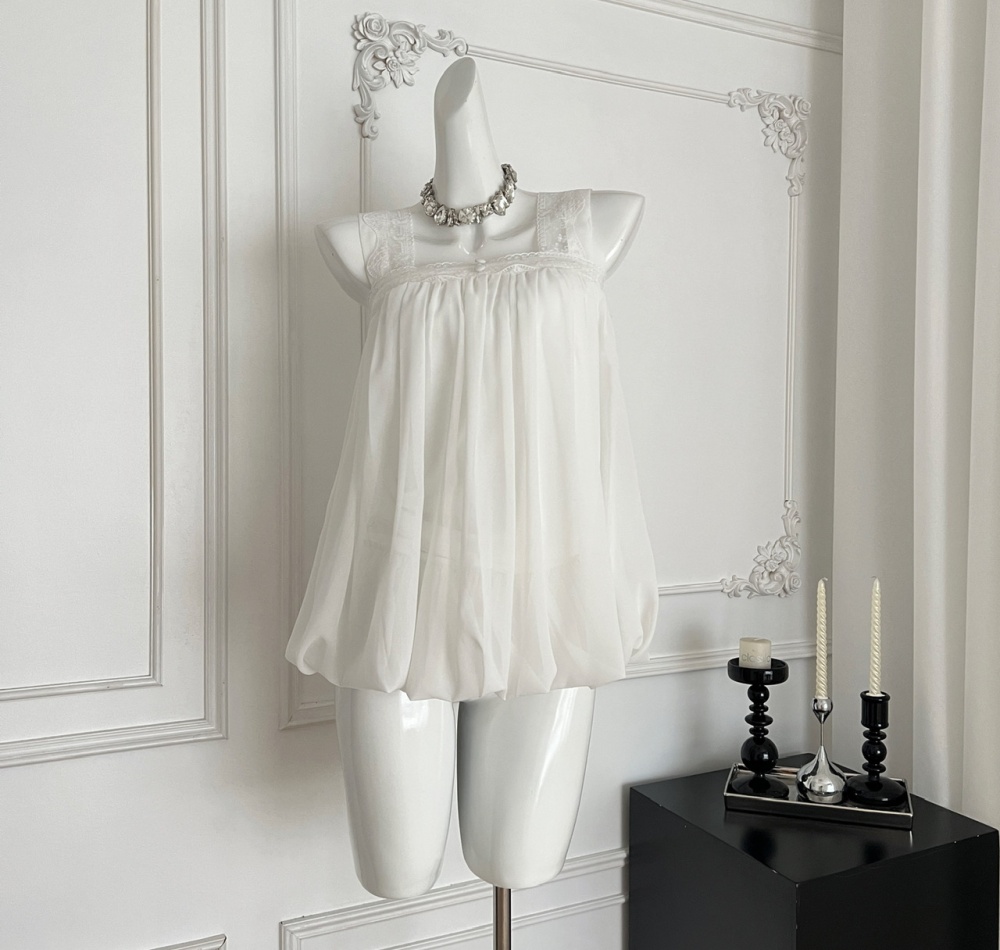 Sling bud sleeveless dress sweet tender cardigan a set