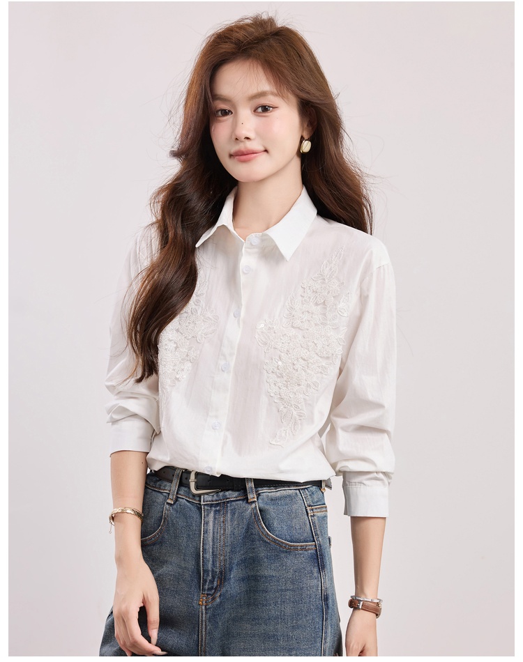 Temperament France style cardigan long sleeve tops