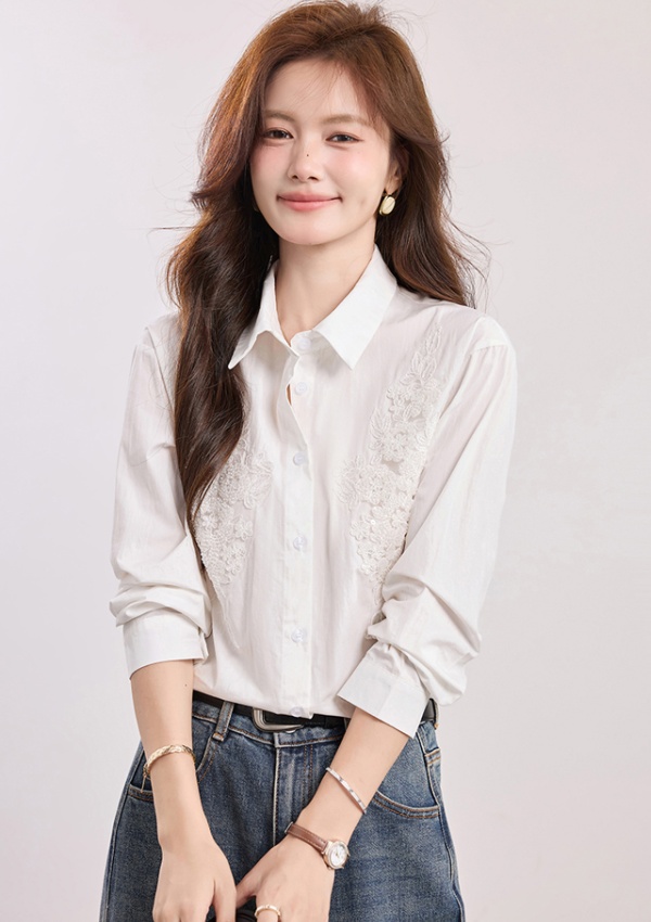 Temperament France style cardigan long sleeve tops