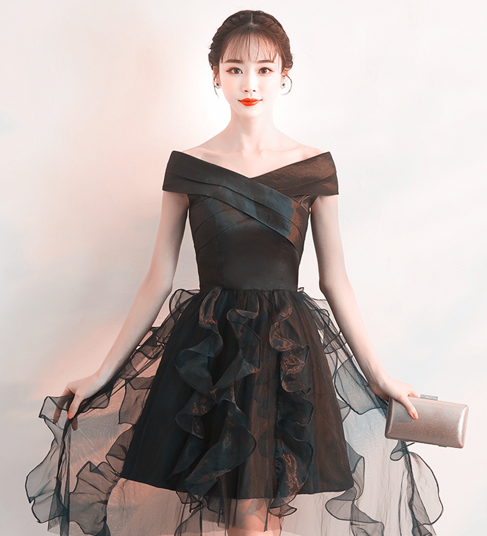 Temperament simple evening dress noble dress for women