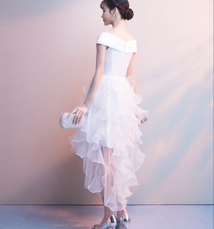 Temperament simple evening dress noble dress for women