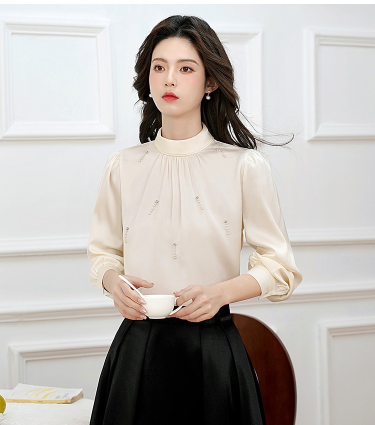 France style tops commuting shirt for women