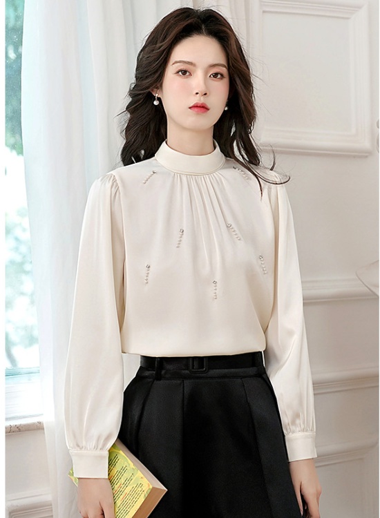 France style tops commuting shirt for women