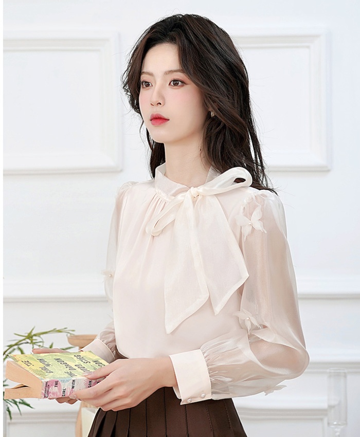 Commuting France style tops spring and autumn profession shirt