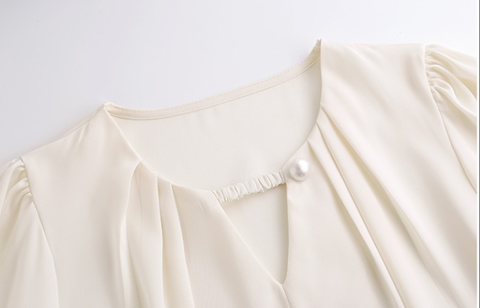 Spring and autumn shirt Cover belly small shirt for women