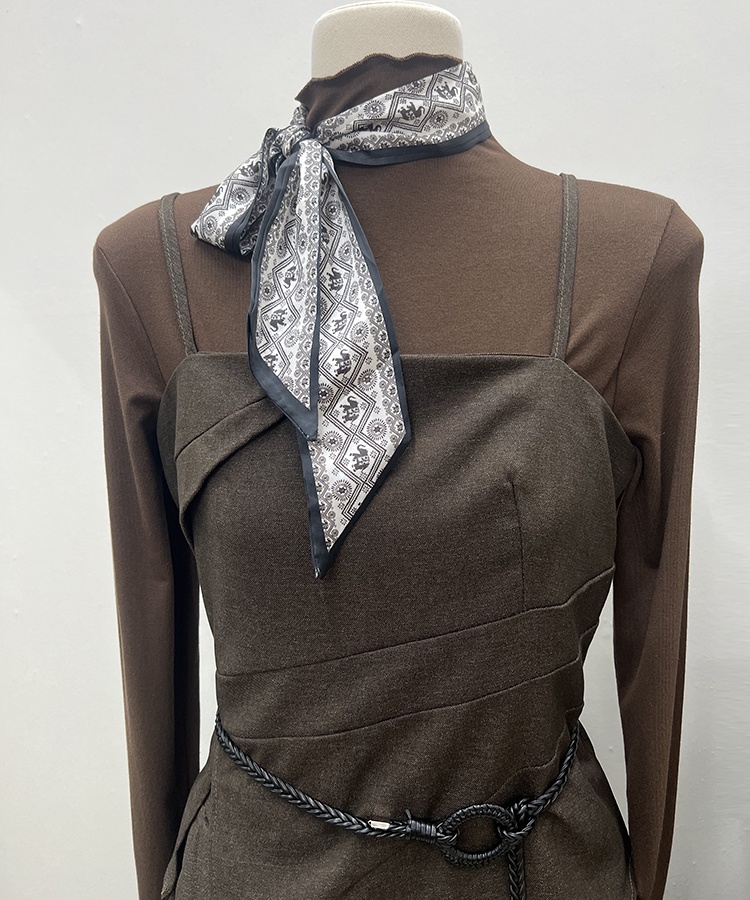 Irregular fashion belt France style shirts 4pcs set