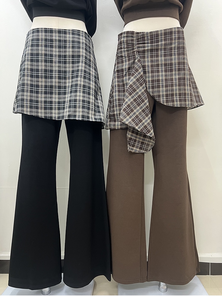 Speaker strapless slim long sleeve tops 2pcs set for women