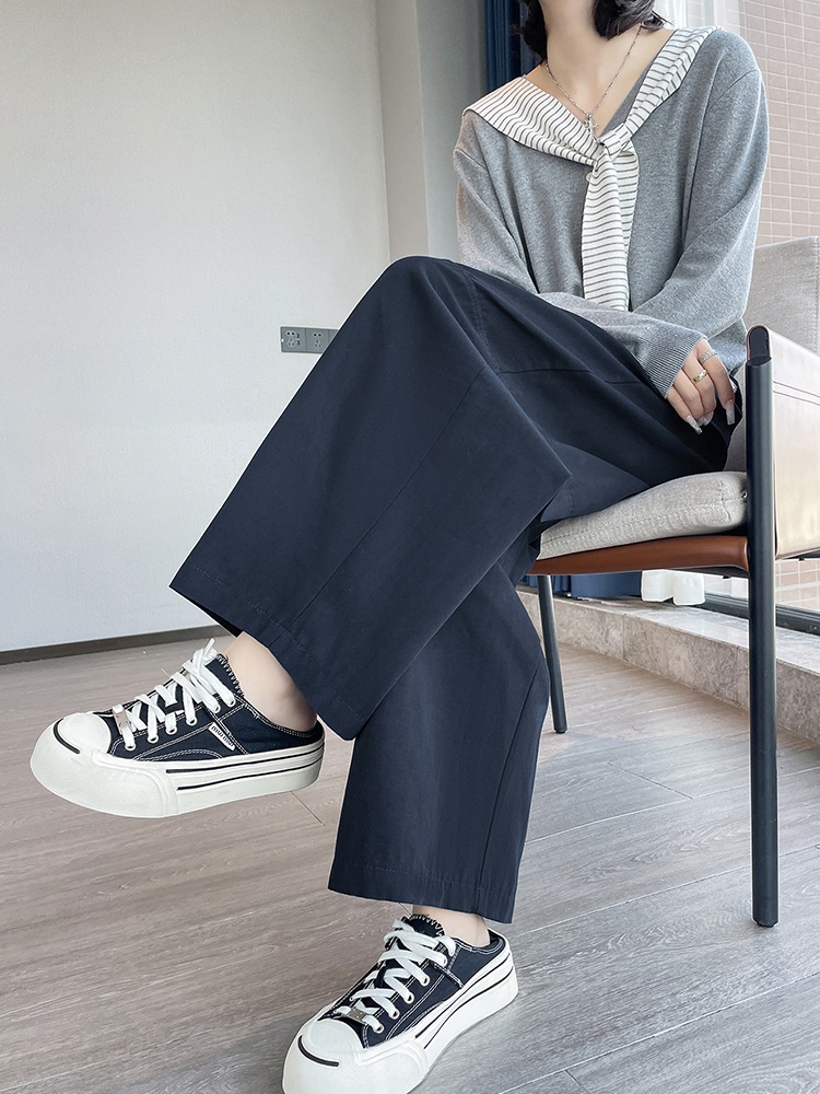 Loose casual pants autumn wide leg pants for women