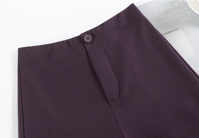 Drape wide leg pants business suit for women