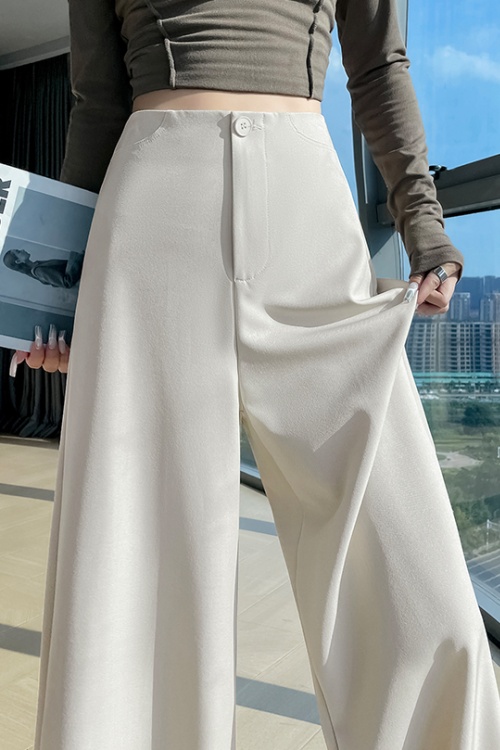 Drape wide leg pants business suit for women
