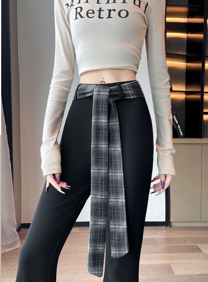 All-match flare pants micro speaker pants for women