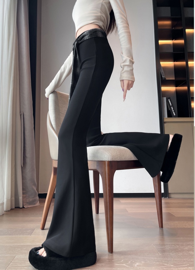 All-match flare pants micro speaker pants for women