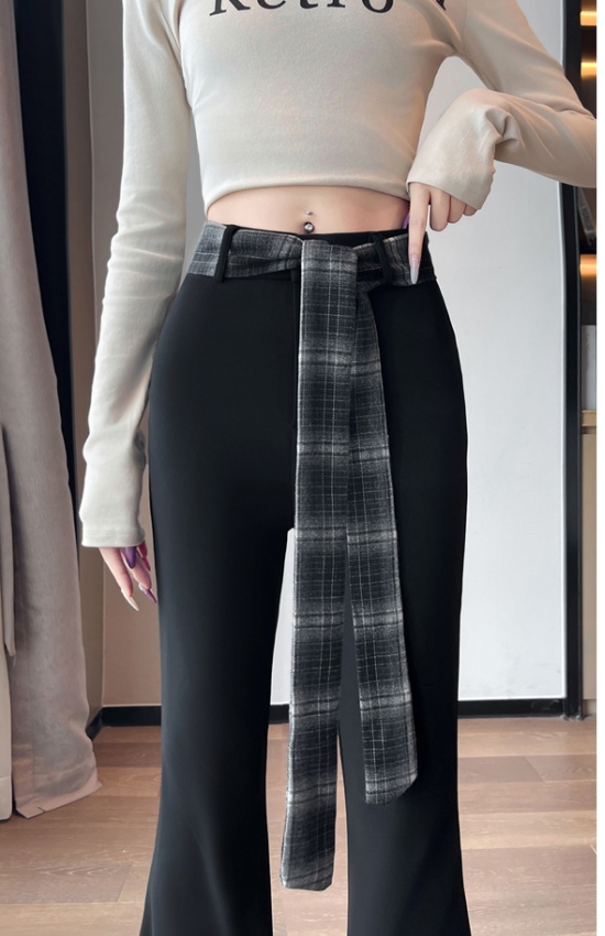 All-match flare pants micro speaker pants for women