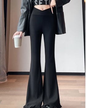 Micro speaker pants autumn flare pants for women
