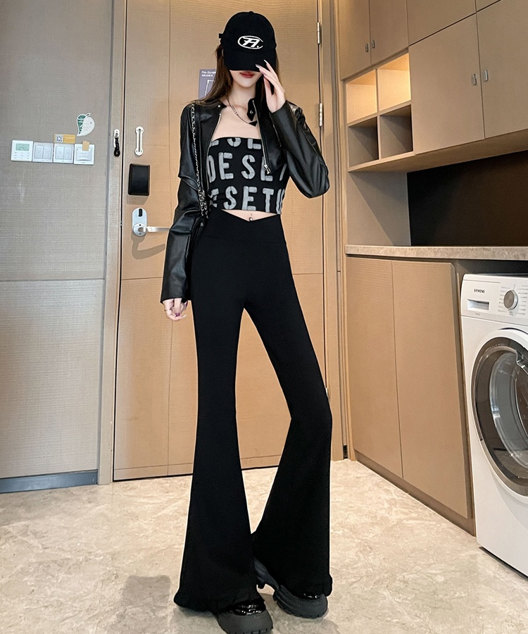Micro speaker pants autumn flare pants for women