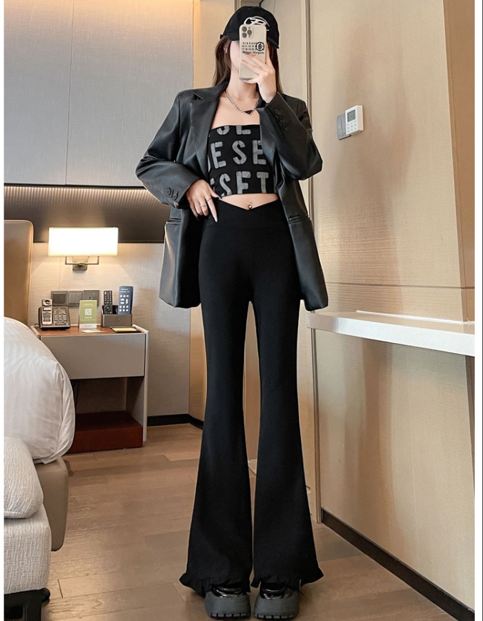 Micro speaker pants autumn flare pants for women