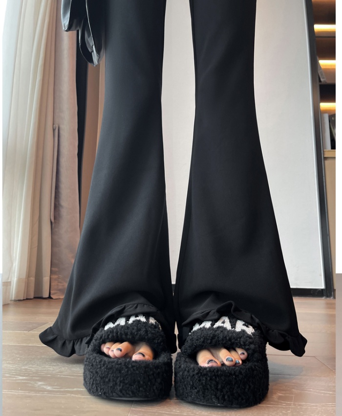 Micro speaker pants autumn flare pants for women