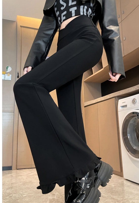 Micro speaker pants autumn flare pants for women