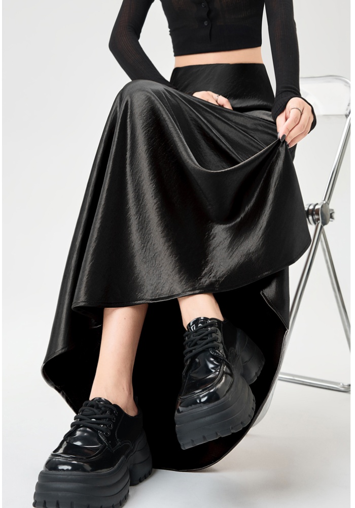 Slim high waist long skirt autumn skirt for women