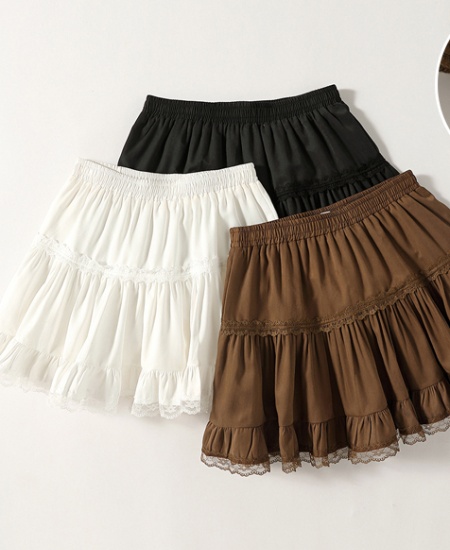 Cake autumn short skirt high waist anti emptied skirt for women