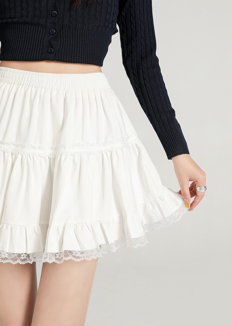 Cake autumn short skirt high waist anti emptied skirt for women