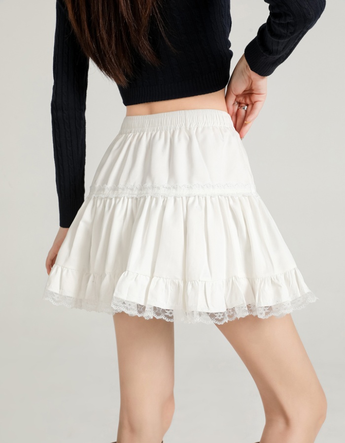Cake autumn short skirt high waist anti emptied skirt for women