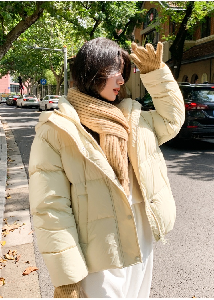 Winter thick coat short bread clothing for women