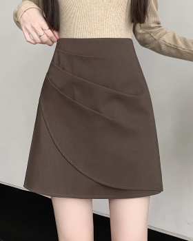 Autumn and winter irregular short skirt
