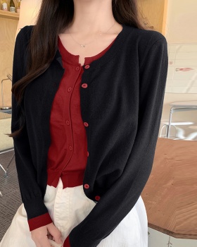 Unique bottoming shirt autumn and winter cardigan