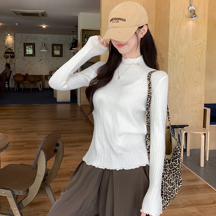 Autumn and winter commuting tops niche bottoming shirt
