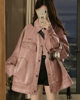 Locomotive retro coat couples work clothing for women