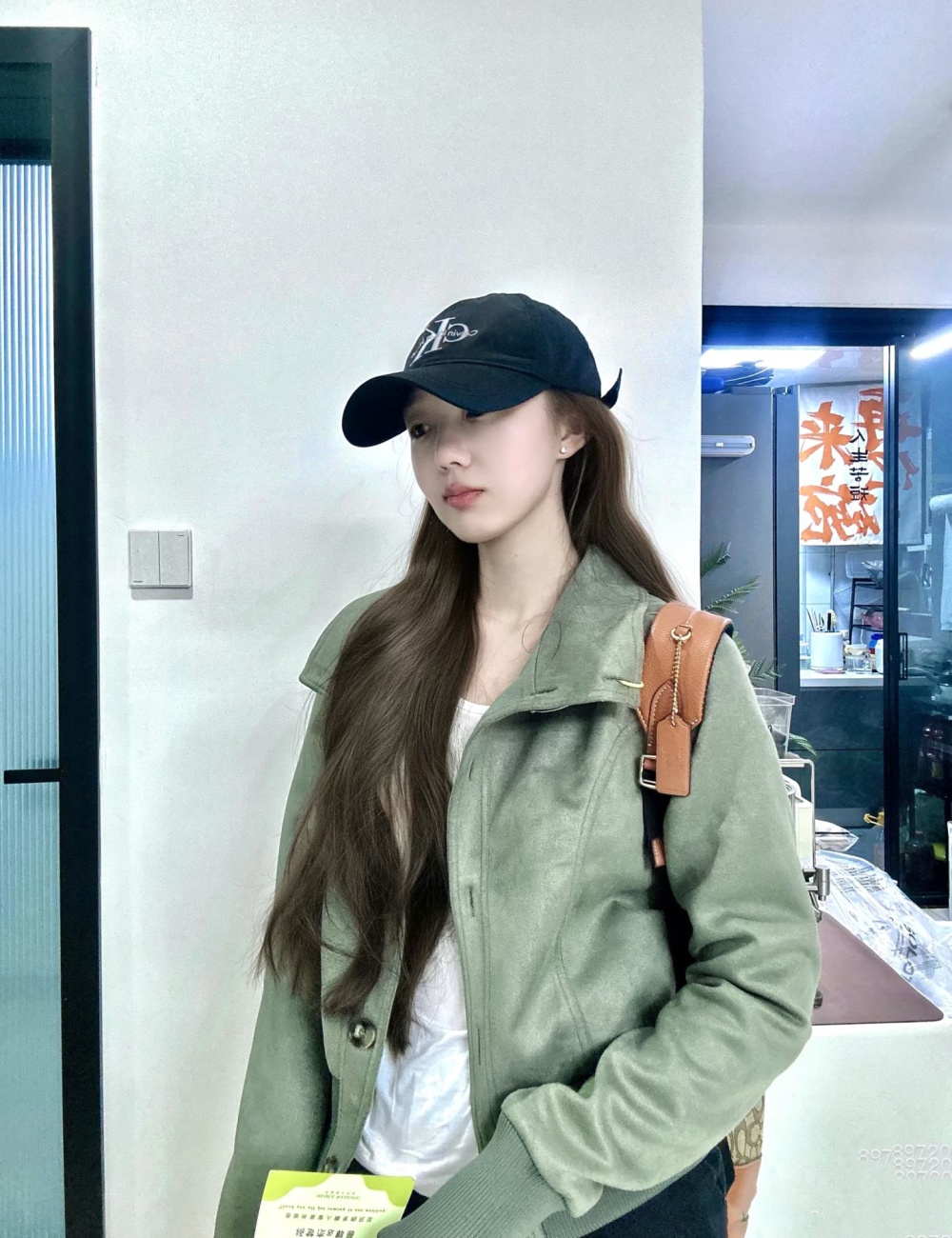 Pinched waist short coat autumn jacket for women