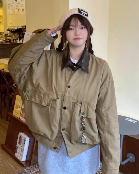 Autumn American style coat couples work clothing