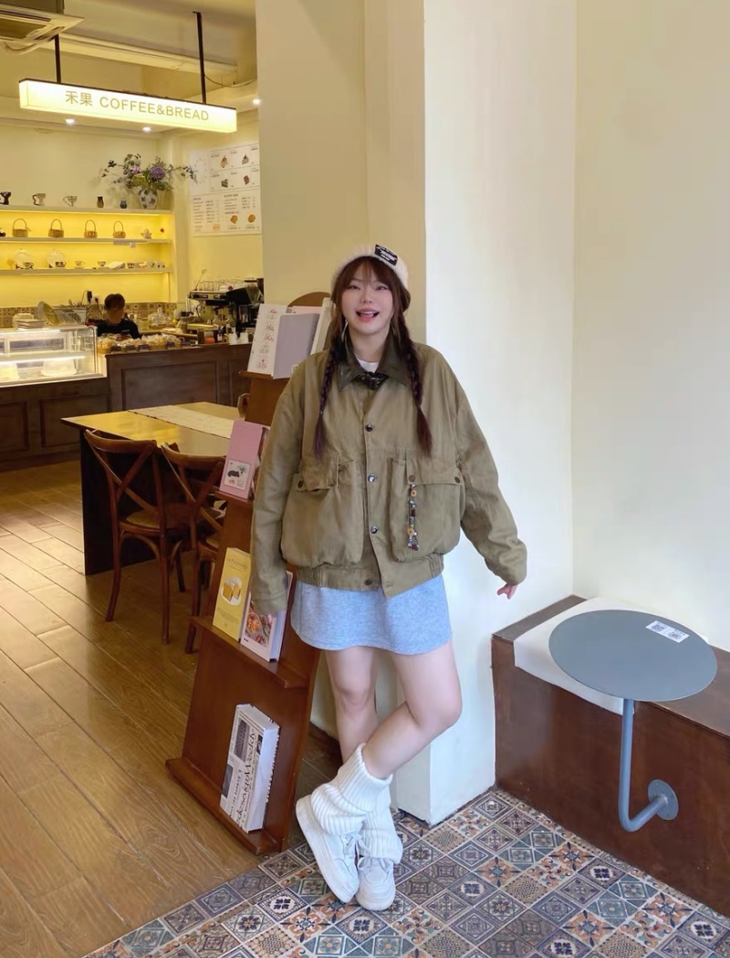 Autumn American style coat couples work clothing
