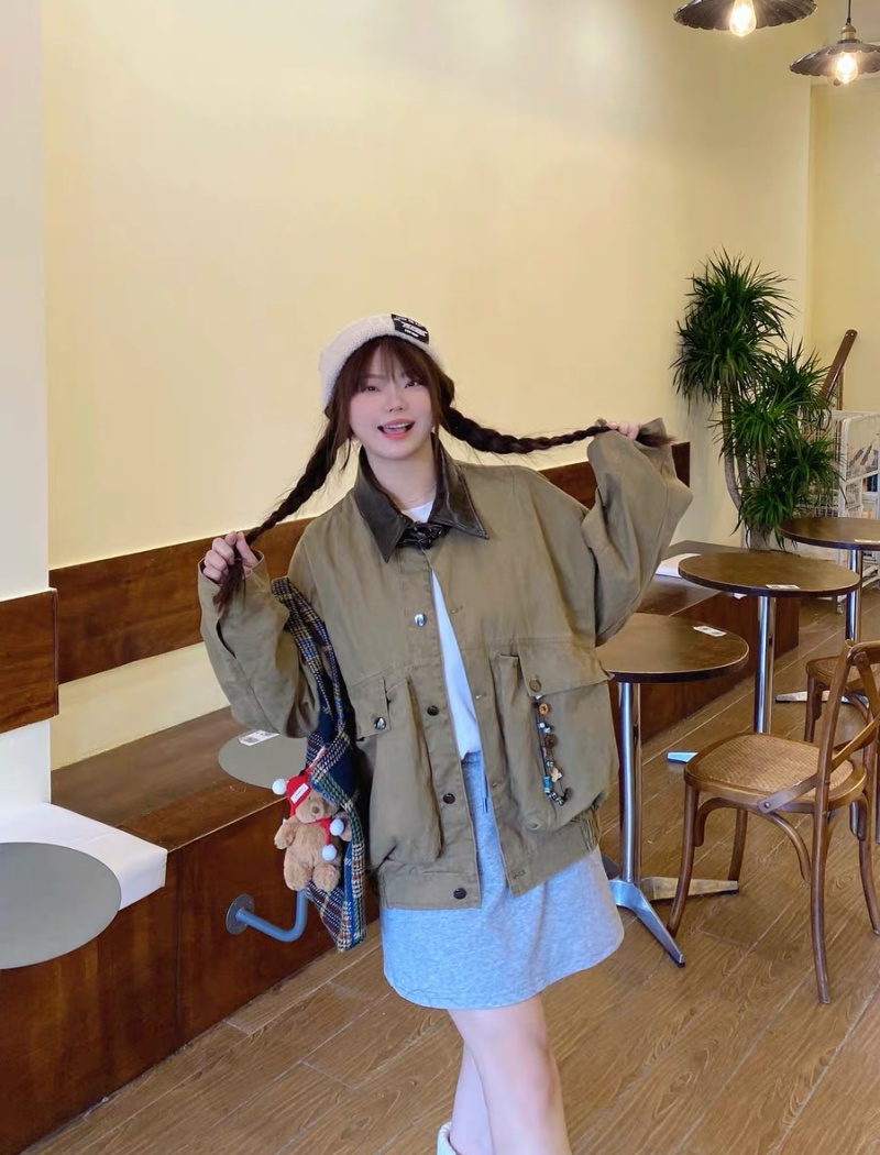 Autumn American style coat couples work clothing
