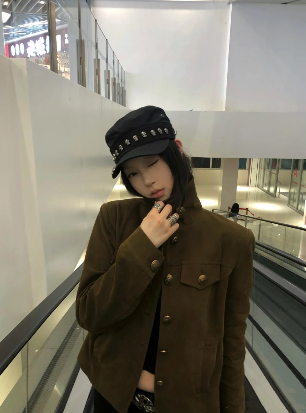 Modern all-match coat lapel work clothing