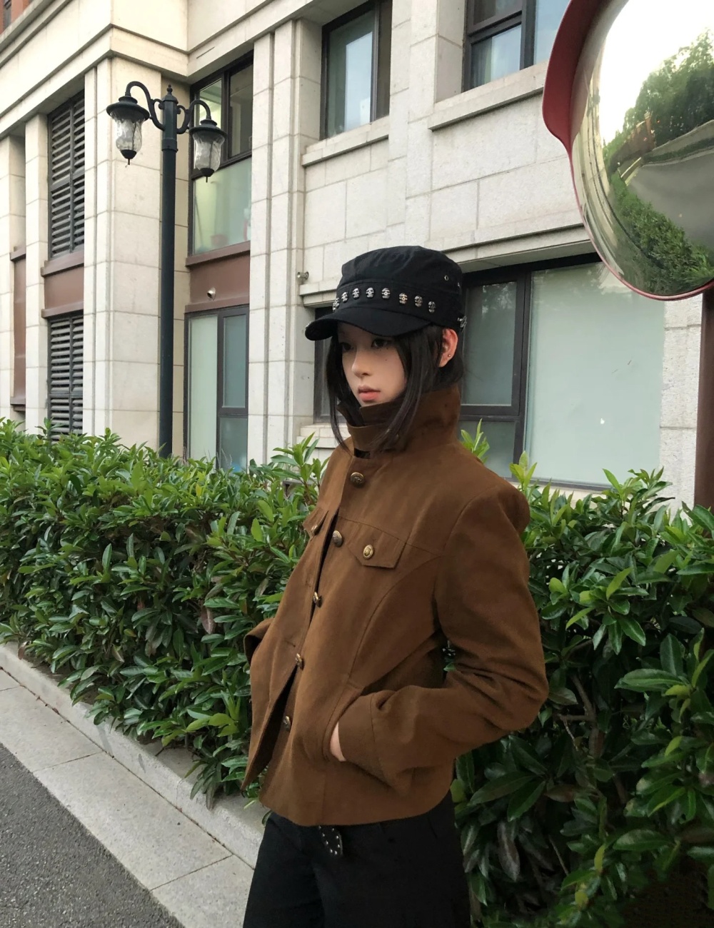 Modern all-match coat lapel work clothing