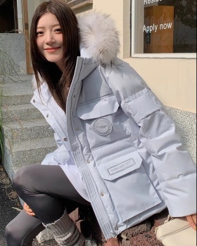 Down short cotton coat student coat for women