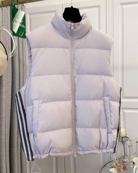 Cstand collar thick waistcoat thermal large yard coat