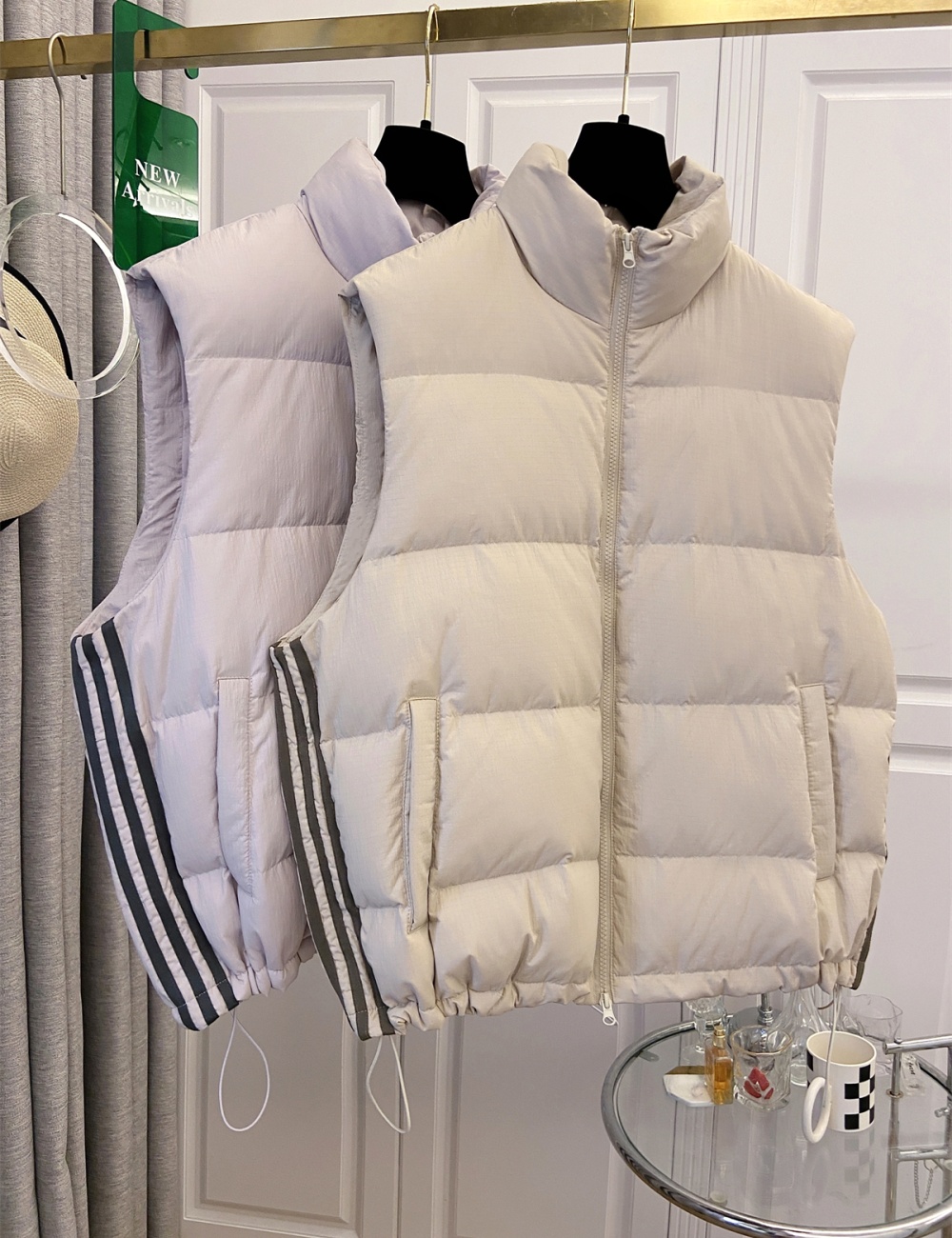 Cstand collar thick waistcoat thermal large yard coat