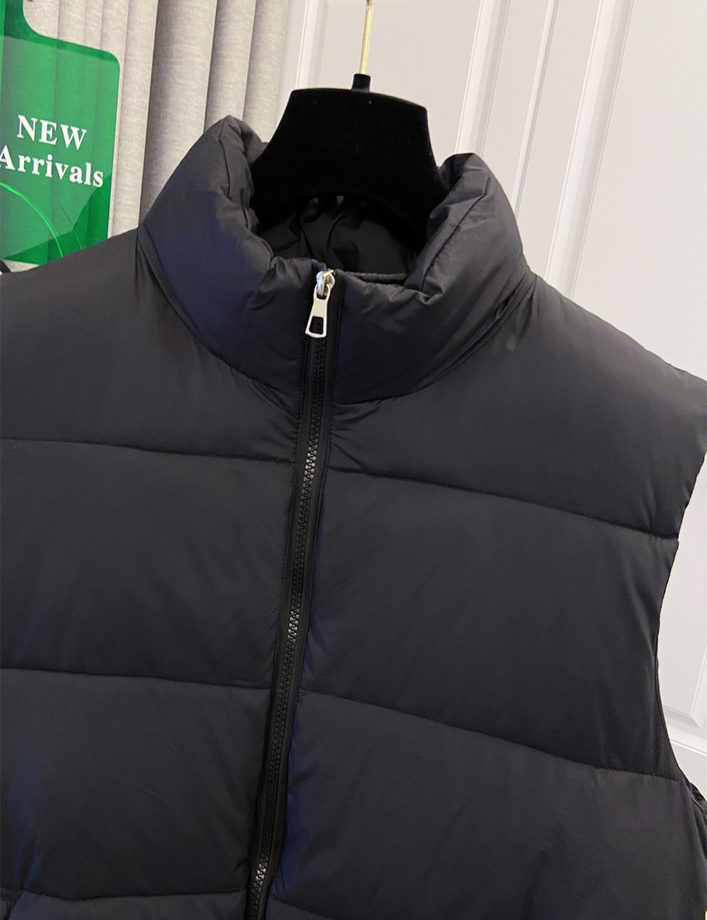 Cstand collar thick waistcoat thermal large yard coat