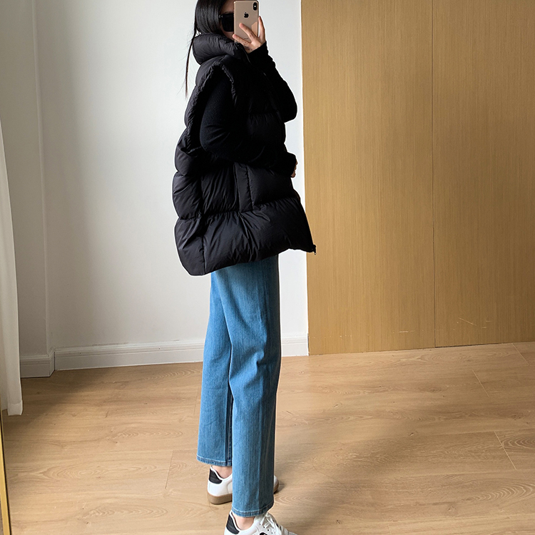 Slim wears outside waistcoat autumn and winter cotton coat