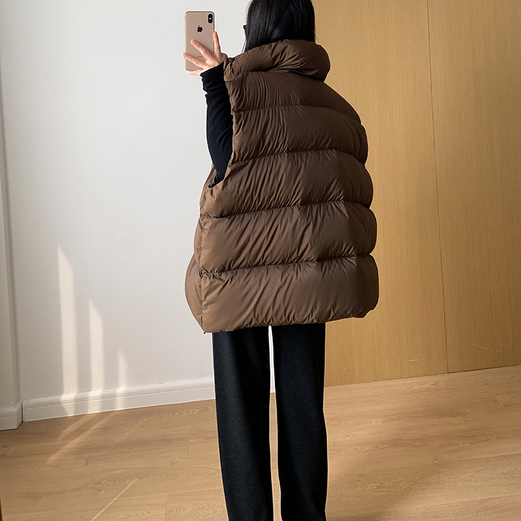 Slim wears outside waistcoat autumn and winter cotton coat