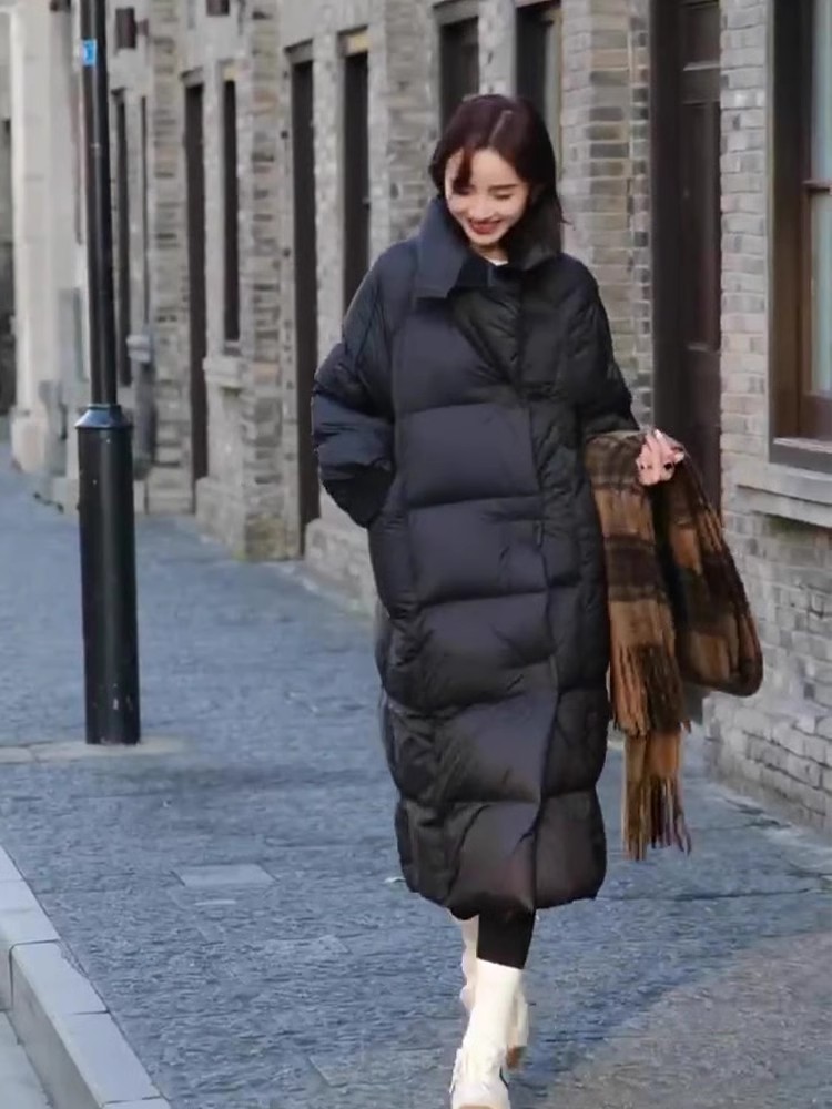 Korean style fashion bread clothing large lapel coat