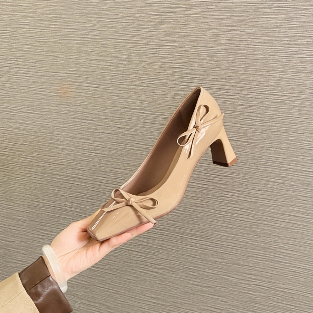 Thick high-heeled shoes temperament shoes for women