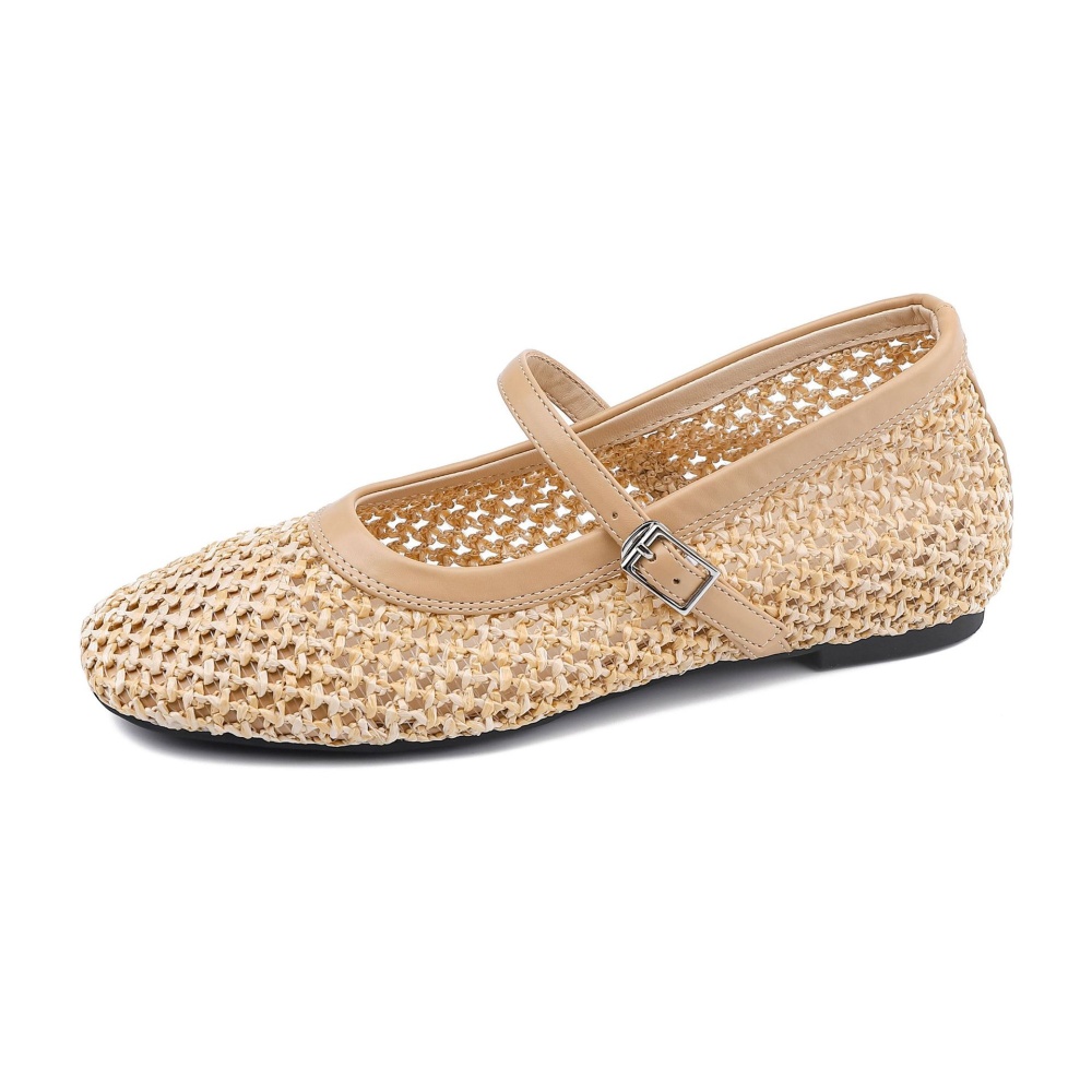 Soft soles hollow weave temperament autumn shoes for women